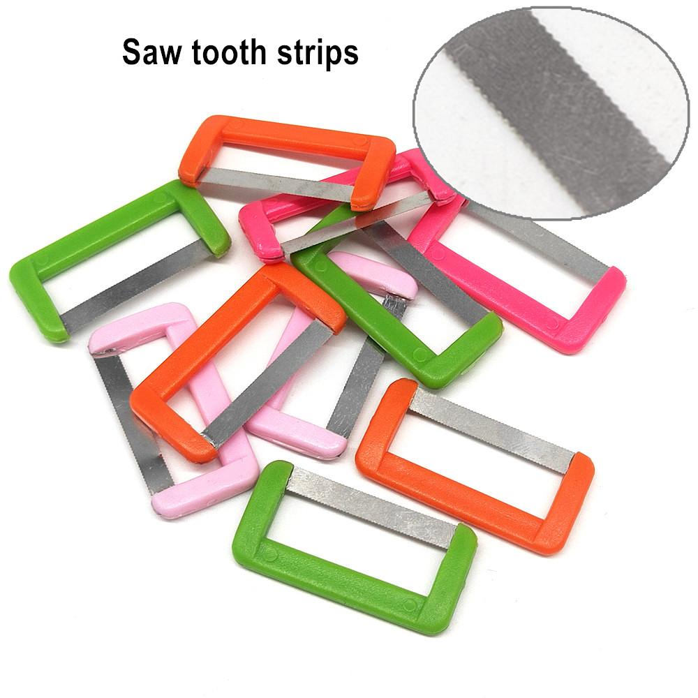 

5 шт./10 шт. стоматологическая ортодонтическая межпроксимальная эмаль для полировки зубной эмали, уменьшенный инструмент для полировки зубов, режущие полоски, стоматологические инструменты 10 pcs saw tooth