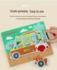 Children's 3D Wooden Number Puzzle: Educational Animal & Vehicle Board Toy