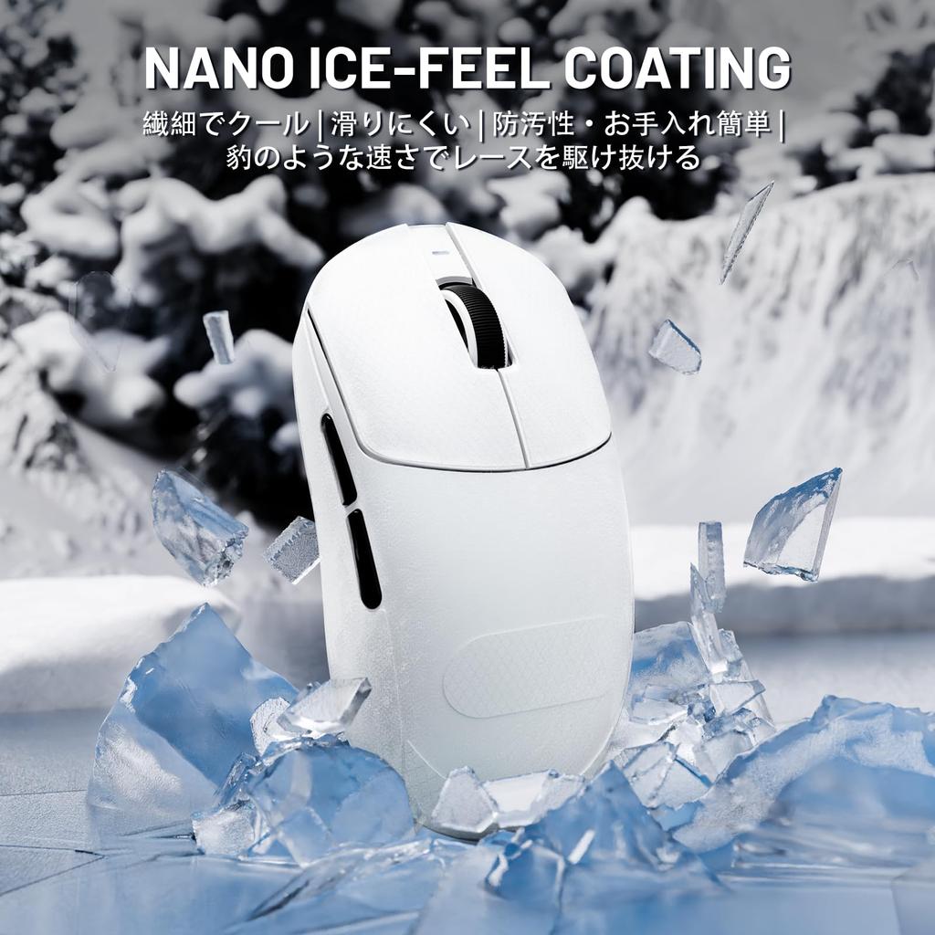 ATTACK SHARK X8 Ultra Gaming Super Lightweight Wireless 8000Hz Polling PAW3950MAX Nordic52840 8K 42K 60G 500mAh WEB Large 100 Million Switch Bilateral