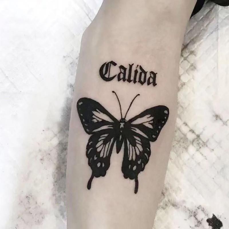 10 ks Vodotěsná dočasná tetovací nálepka Malý motýl Body Art Falešné tetování Flash tetování Klíční kost Pro muže Ženy Děti