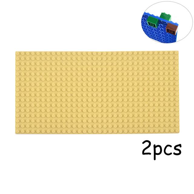 Double-sided Base Plates Plastic Small Bricks Baseplates Compatible with Leduo Dimensions Building Blocks Construction Toys