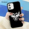 Krajews Albania Flag Eagle Soft Phone Case Cover For iPhone 17 Air 16 15 14 Plus 11 12 13 Pro Max Coque Shell Fundas