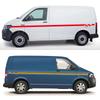2PCS Car Stickers Camper Van Side Racing Stripes Graphics Vinyl Film Decals Accessories For Volkswagen VW Transporter T4 T5 T6