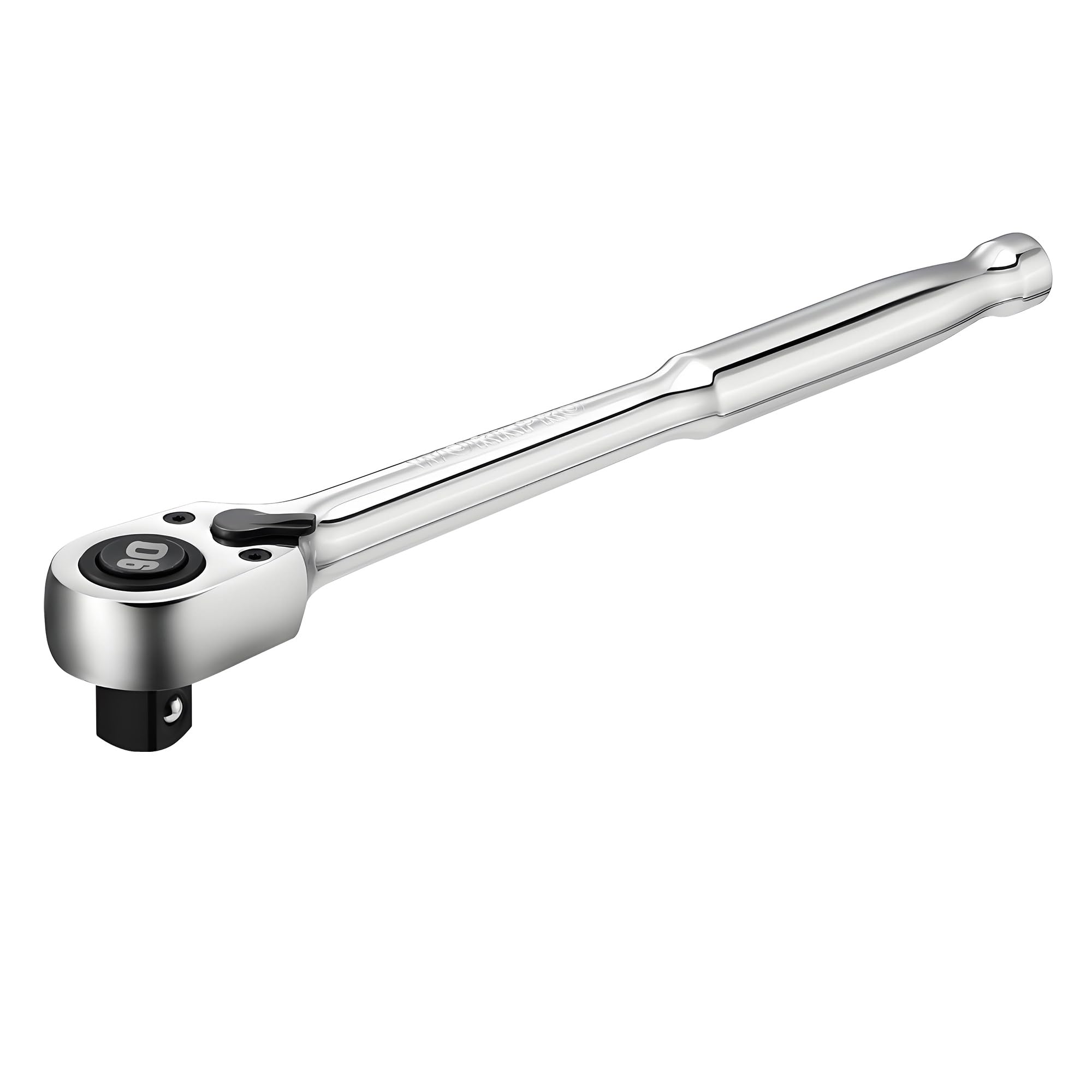 

WORKPRO Ratchet Handle, Slim Ratchet Wrench, 12.7mm Drive, 90-Tooth Gear, Easy Rotation Direction Switch, Quick Release Button, Compact Design for Tig