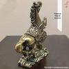Handmade Brass Chinese Zodiac Horse Figurine: Bring Wealth & Prosperity - Small Home Ornament & Tea Pet Gift