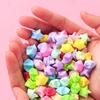 DIY Five Pointed Star Wishing Bottle Kawaii Rainbow Color Origami Stars Paper Strips House Decoracion Decorative