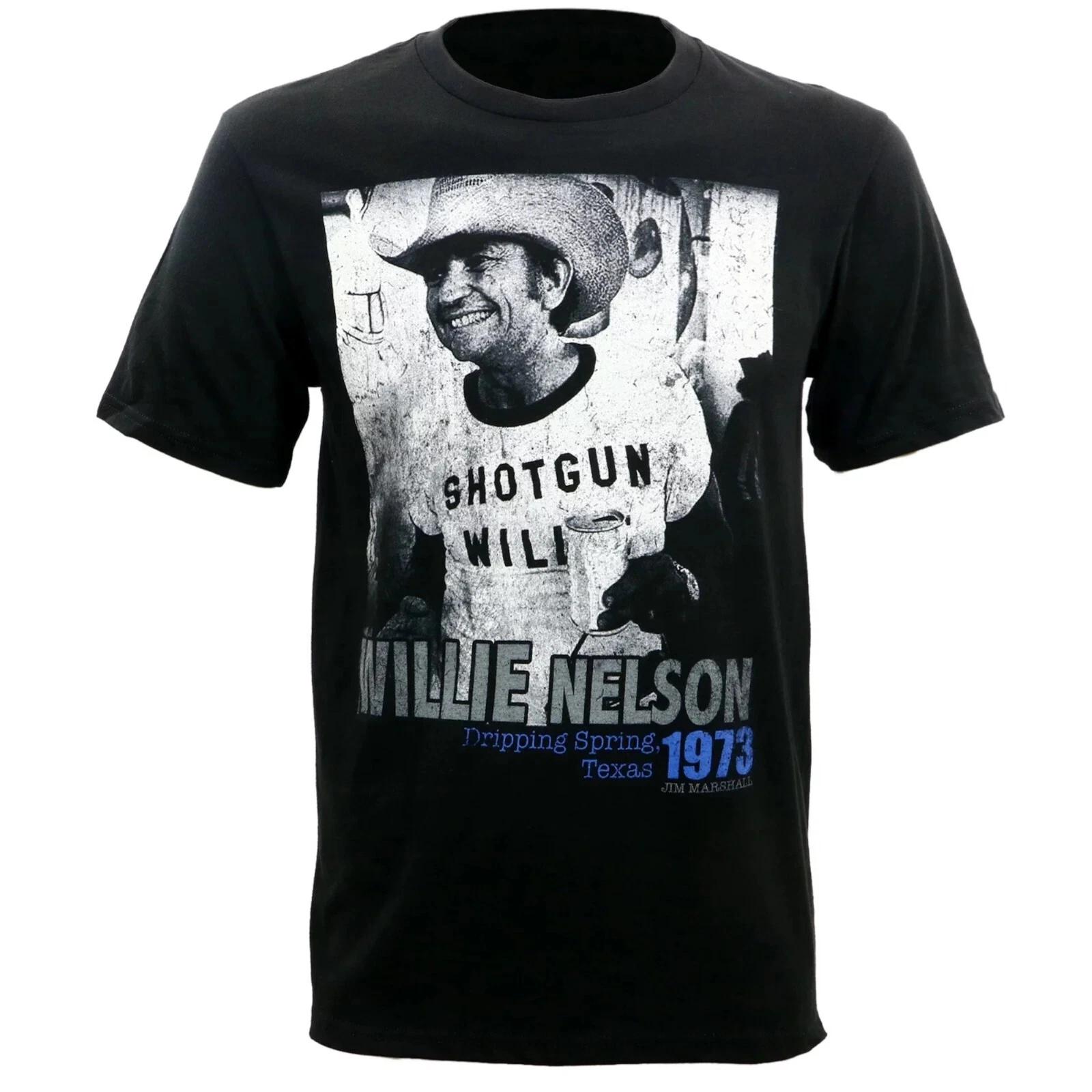 Willie Nelson Concert T-shirt - New - Shotgun Willie Jim Marshall - Official S