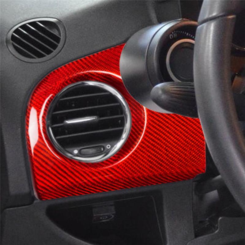 Driver's Side trument Panel Air Vent Decorative Frame For Fiat Abarth 500 595 2012-2015 Interior Modification