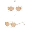 Women's sunglasses - unisex fashion polygonal metal sunglasses