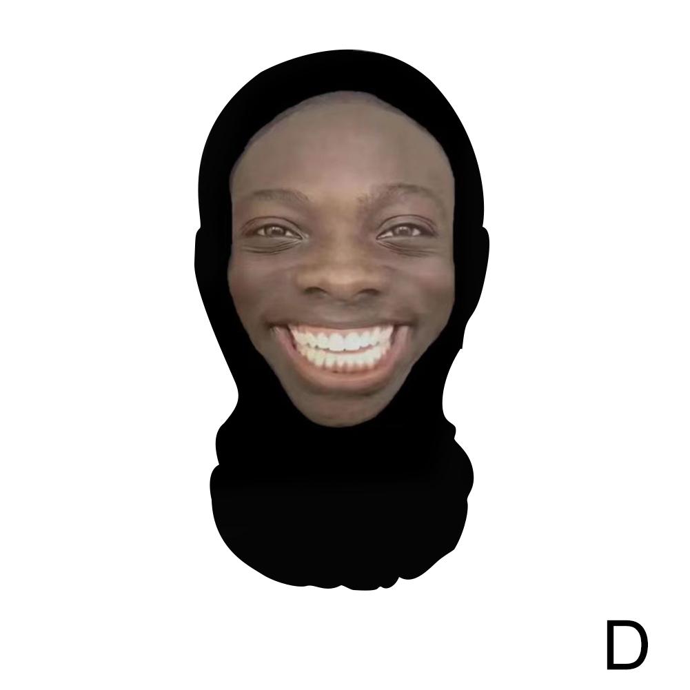 

3D смешная полнолицевая маска эластичная сетка новинка полнолицевая маска для мужчин женщин косплей головной убор имитация балаклавы головной убор