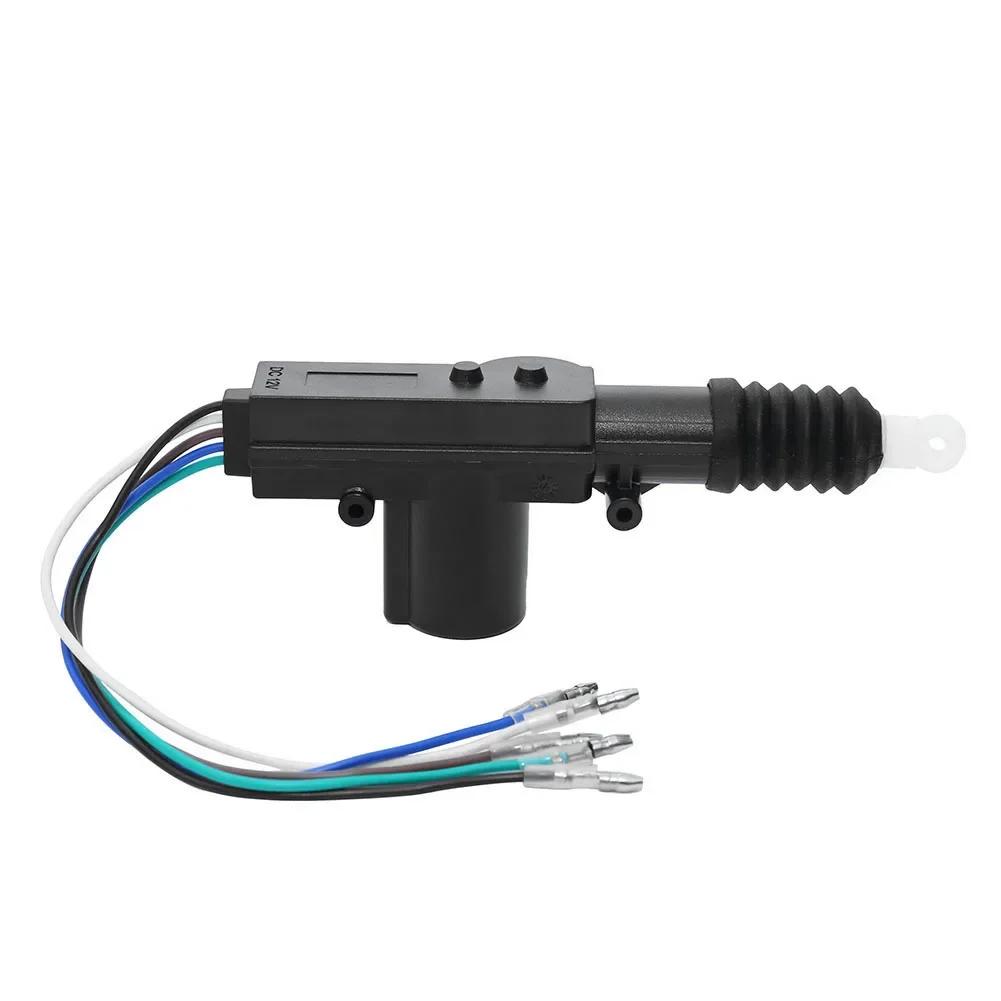 12V Auto-Verriegelungssystem-Aktuator Heavy Duty Automobil Zentraltürschloss Motor-Kit 2/5-Draht Verriegelungssystem Einzel-Pistolen-Typ Kit