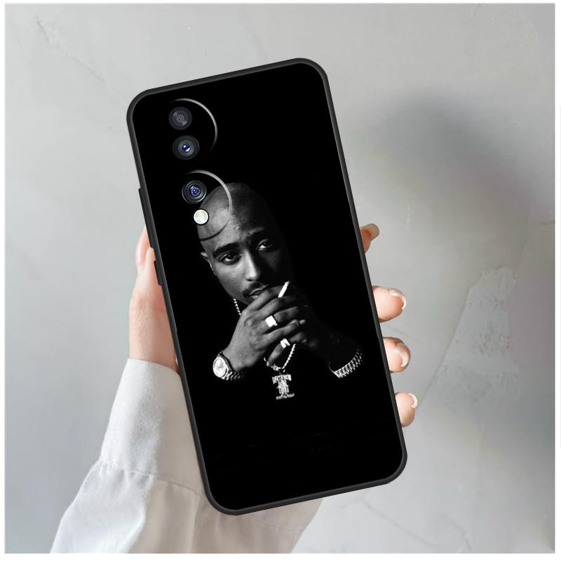 Rapper 2pac Singer Tupac Phone Case For Honor X8b X9b X8 X9 X6a X7a X8a X9a Honor Magic 6 Pro 5 Lite 50 70 90 Cover