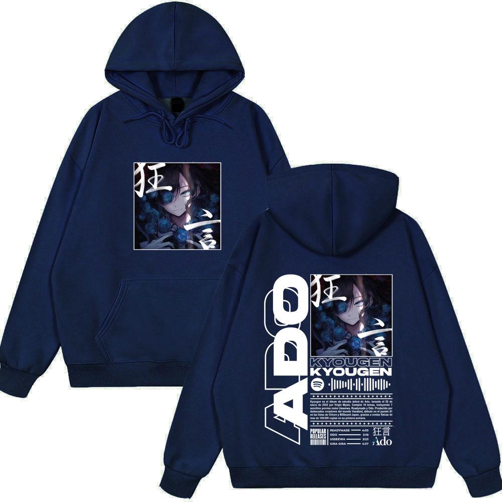 Ado World Tour 2025 Hibana Kyougen Wear Men Women Clothing Fashion Cotton Casual Hoody Oversized High Quality Tops Casual Hoodie