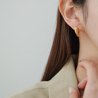Abinlee Women's Bold Hoop Earrings for Work Look and Normcore Look