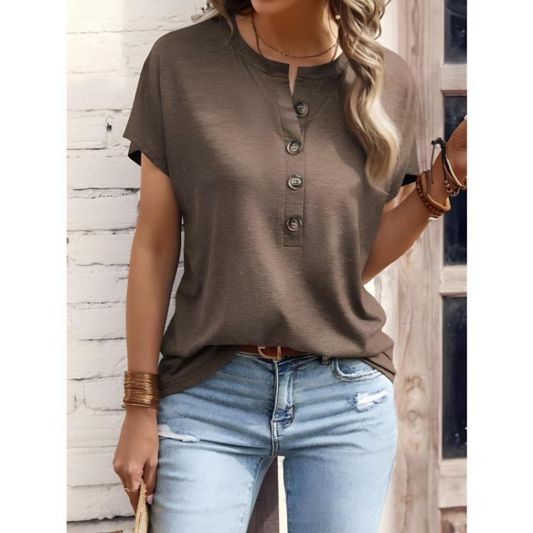Spring Summer Women's Fashion Short Sleeve T-shirts Tops Clothing