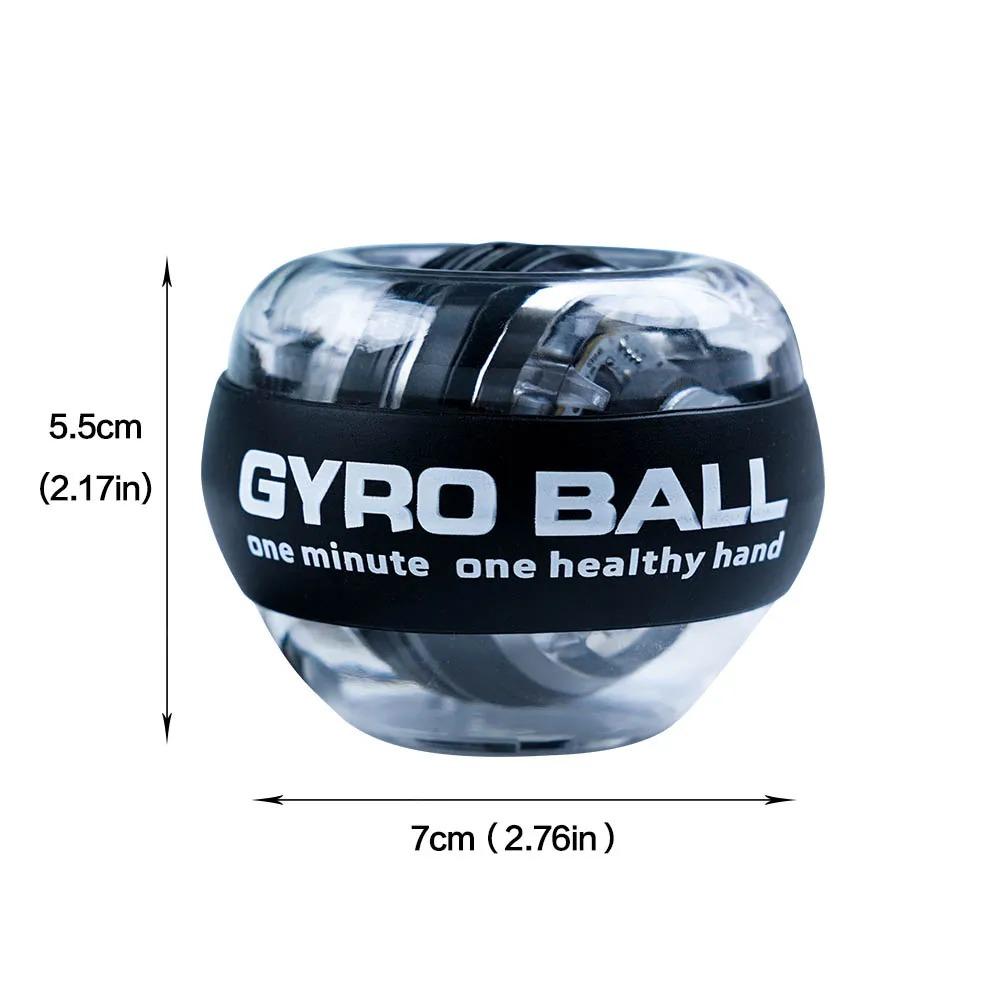 Led Gyroscopic Power Trainer Ball Autostart Range Gyro Power Wrist Ball Arm Hand Muscle Force Trainer Fitness Equipment