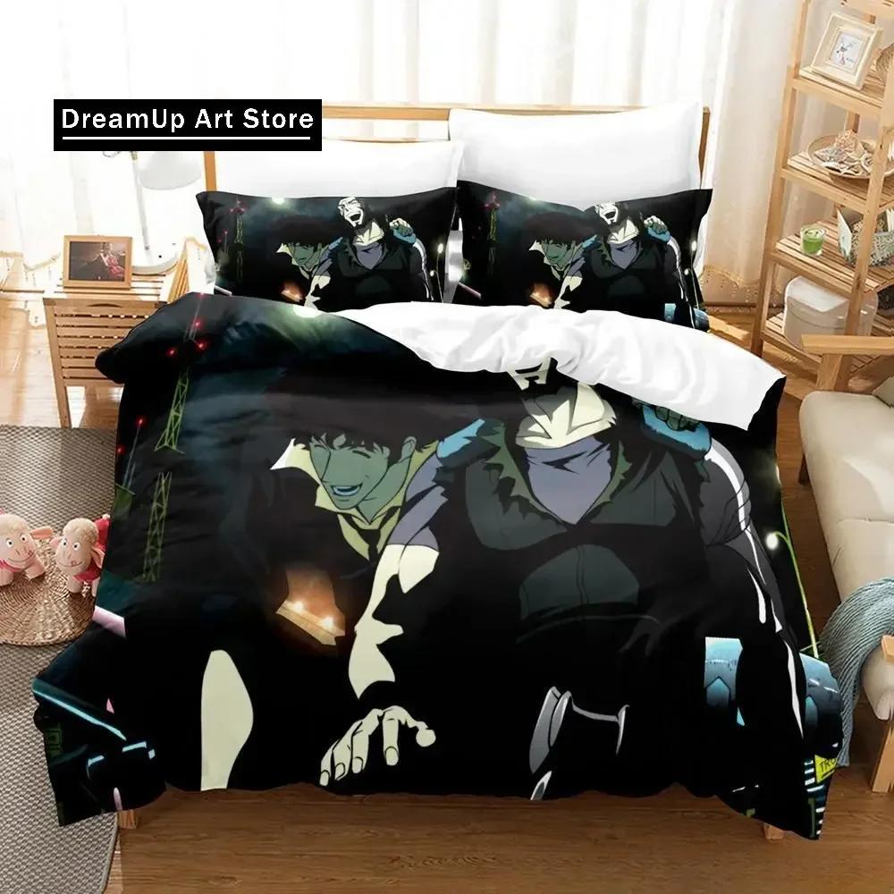 New Cowboy Bebop Bedding Set Single Twin Full Queen King Size Bed Set Adult Kid Bedroom Duvet Cover Sets 3D Game Bed Sheet Set