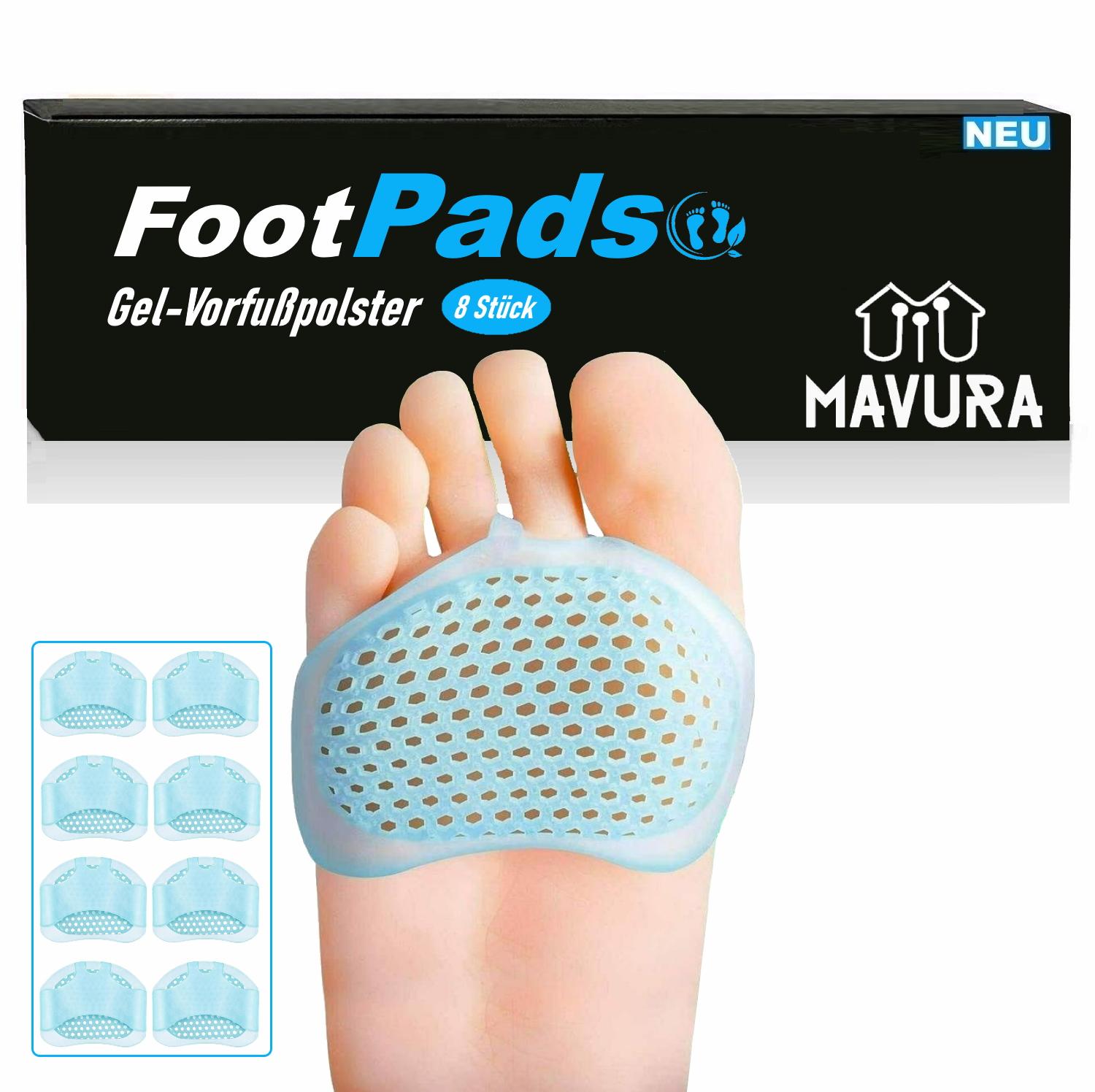 

FootPads forefoot pads 8x foot pads silicone foot pads gel ball cushion metatarsal