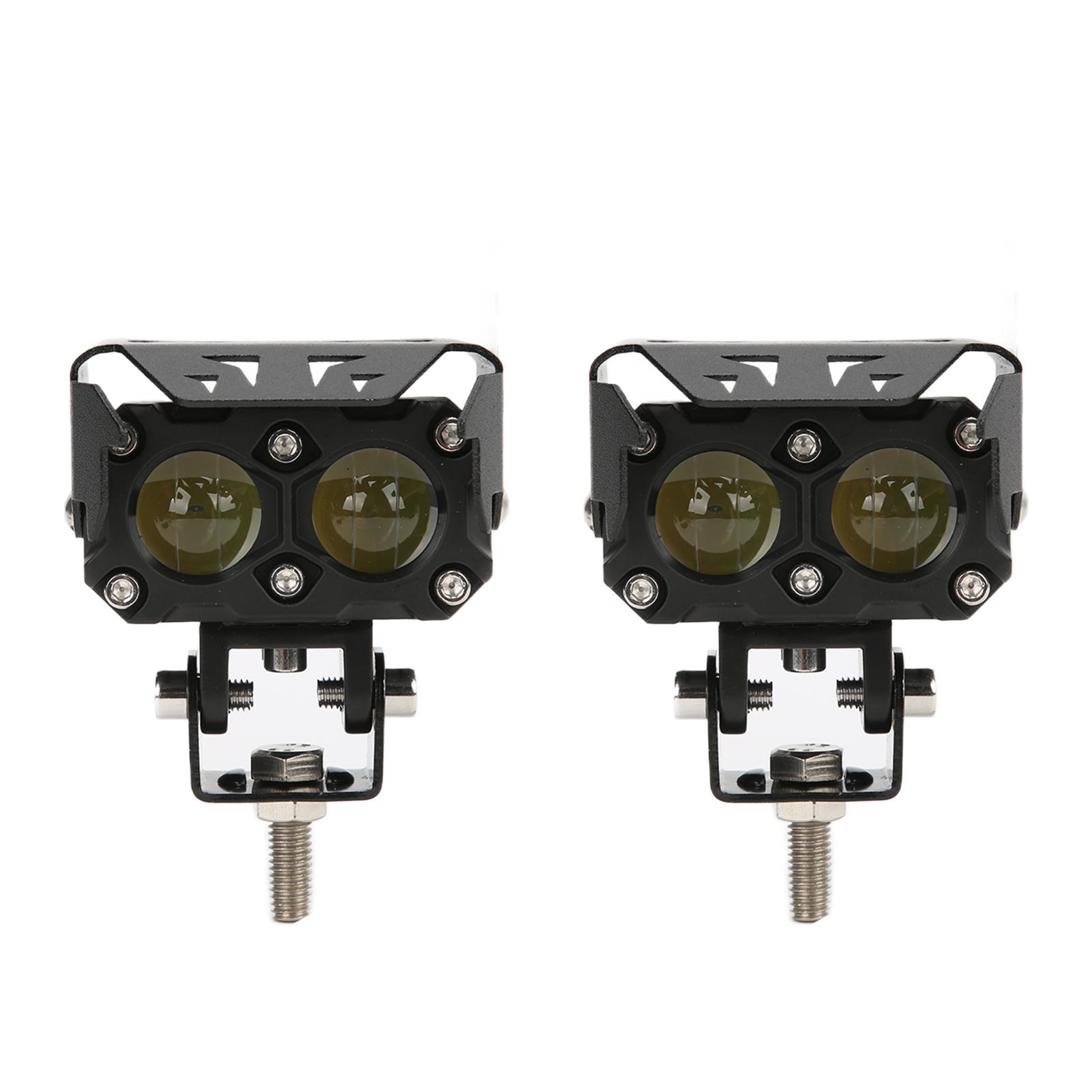 2pcs LED Spotlights 120W 4500LM Yellow White Spot Lamp IP67 Waterproof for Motorcycle SUV Pickup Truck