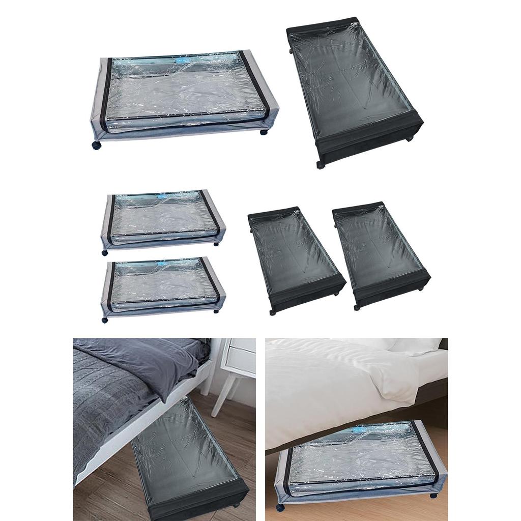 Shoe Storage Containers with Lid Save Space Large Bedroom Organizer for Sweater, Bedding,