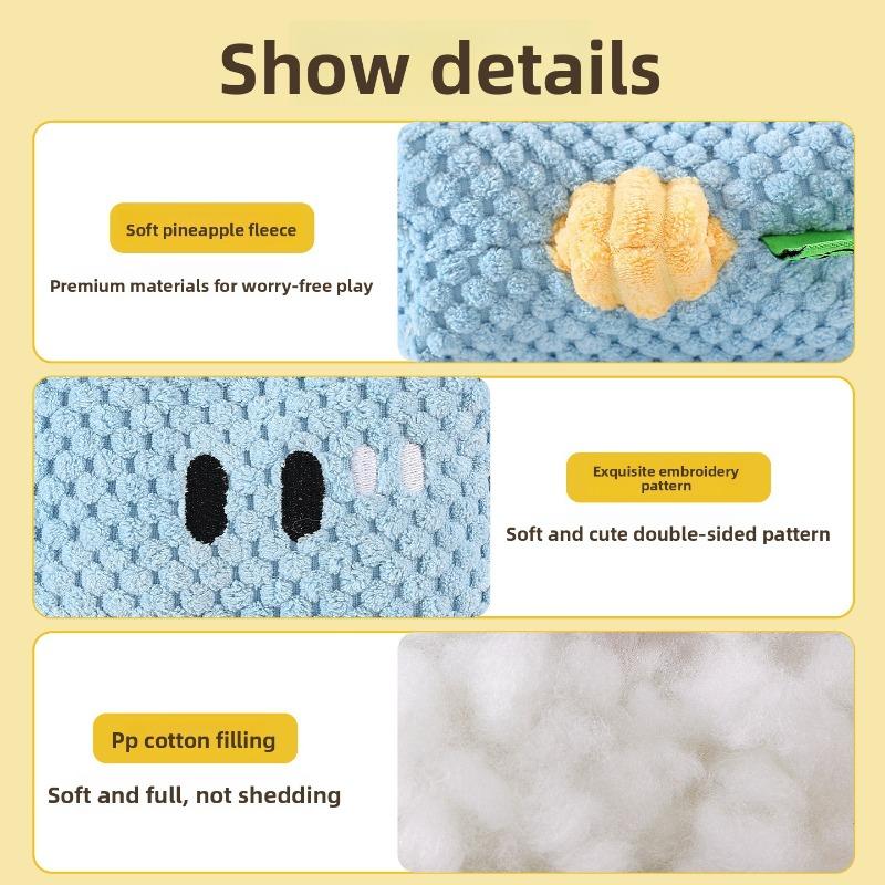 Hundespielzeug Mäusefanghammer Spielzeug Kauspielzeug mit Sound-Interaktion und Haltbarkeit für Hunde, Haustier Plüschtier