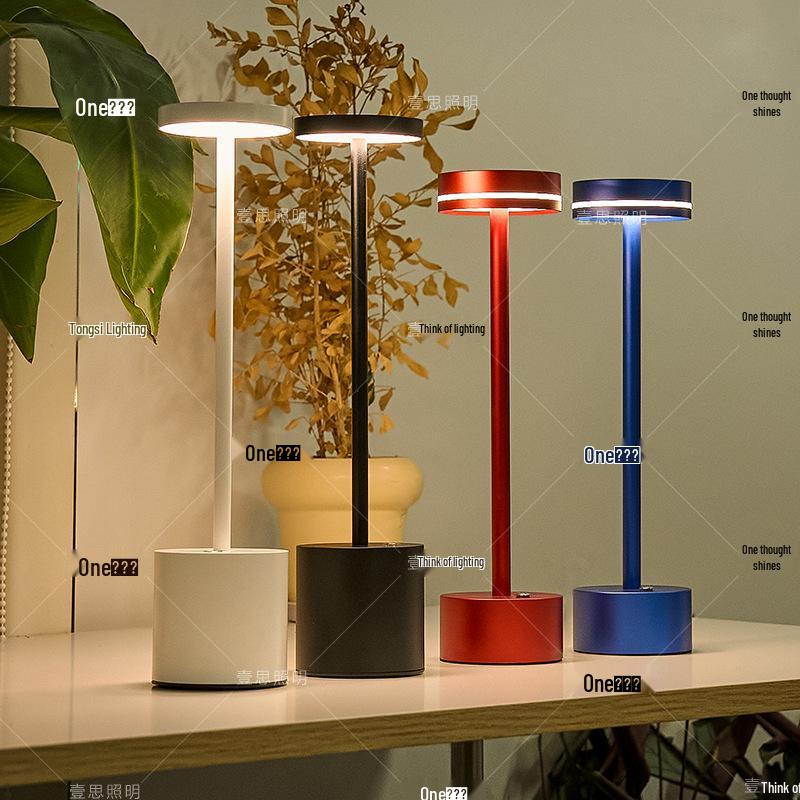 Modern Type-C Touch Desk Lamp: Minimalist I-beam Design with Night Light Functionality