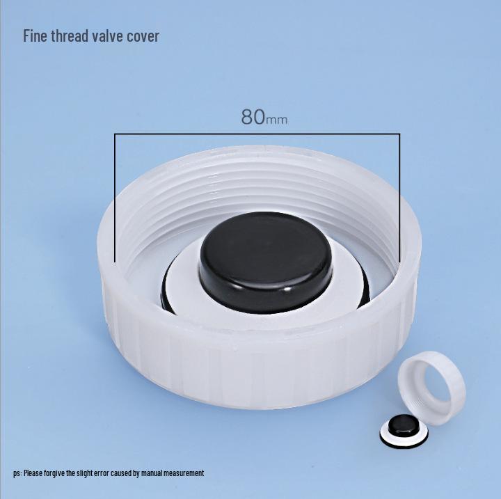 IBC Ton Barrel Valve Cover: S60 & S100 Butterfly/Ball Valves, Coarse/Fine Thread, 62MM Sealing Cover