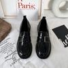 Mary Jane Small Leather Shoes Female British Style French  Spring And Summer Retro New Loafer Shoes Thick Bottom Niche Jk Shoes