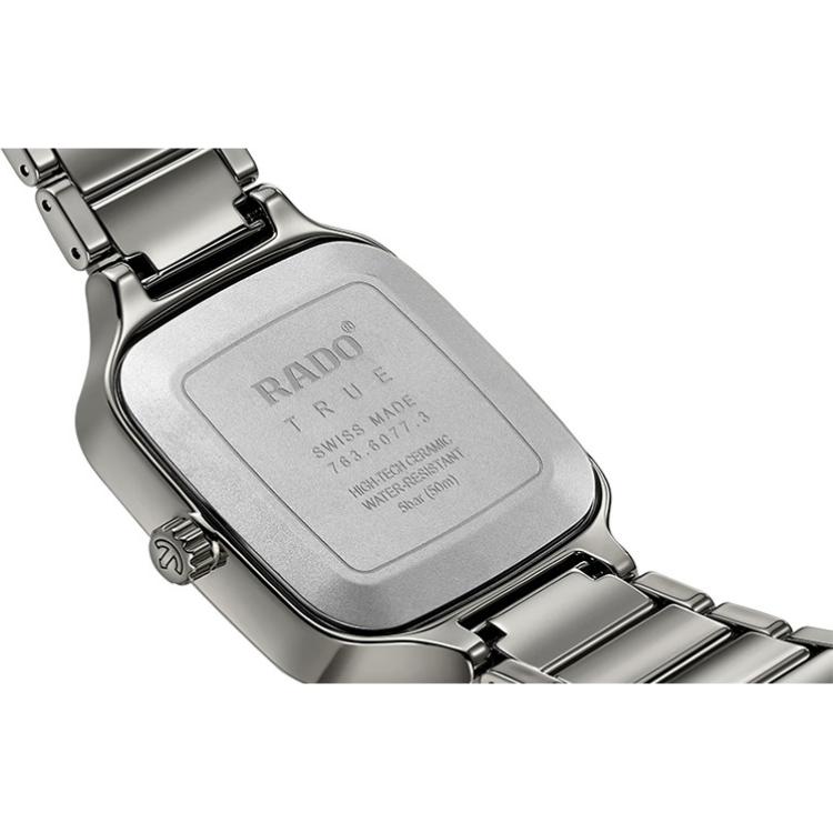 RADO radar true self series automatic mechanical movement plasma ceramic machinery simple business men's watch Swiss watch gray dial R27077102