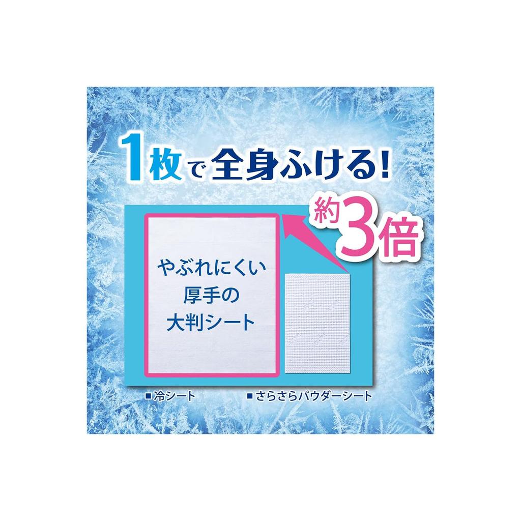 Biore Cooling Body Sheets Floral Scent 20 Sheets Large Thick Wipes Heat Relief Summer