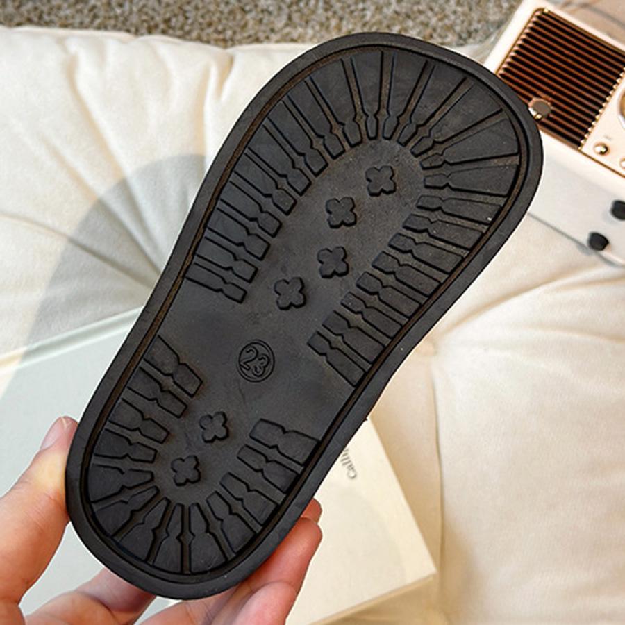 Autumn Winter Kids Princess Boots with Sweet Lace Girls Short Boots with Cotton Non-slip Children Ankle Boots Elegant