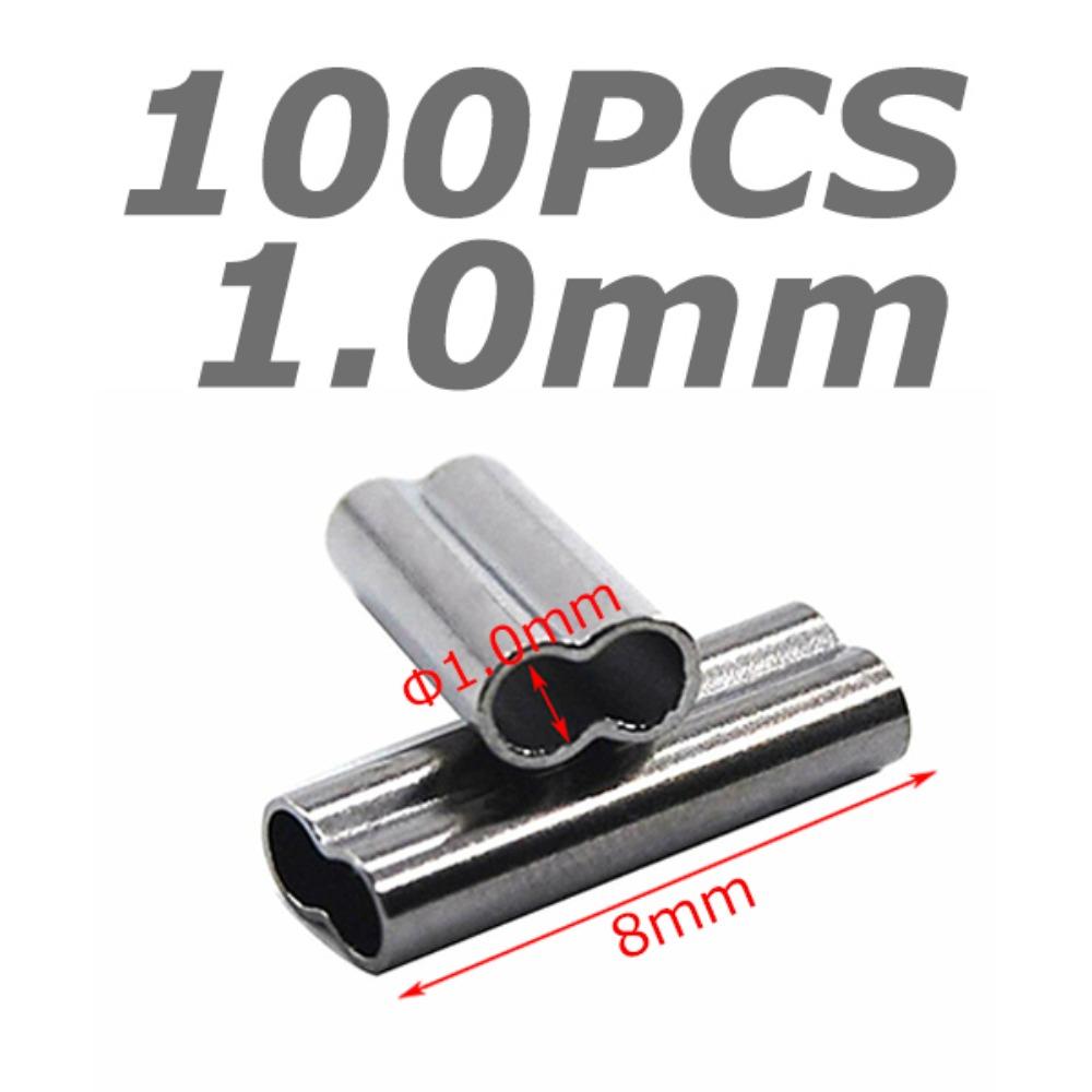 Accessories Fishing Copper Sleeves Wire Crimps Sleeves Fishing Fix Tube Double Barrel Tube