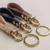 Premium Heavy Duty Brass Keychain Clasp Screw Lock Buckle Rust-Resistant Motorcycle Car Key Organizer for Riders Gifts