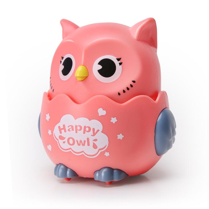 Funny Pressing Inertial Sliding Owl Pull Back Toys Car Mini Cute Toys Children Cartoon Kindergarten Educational Toy Kids Gift