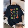 Delicious Watermelon Cut Open Print T-Shirt Women Cotton Street T Shirts O-Neck Oversize Clothes Summer Short Sleeve