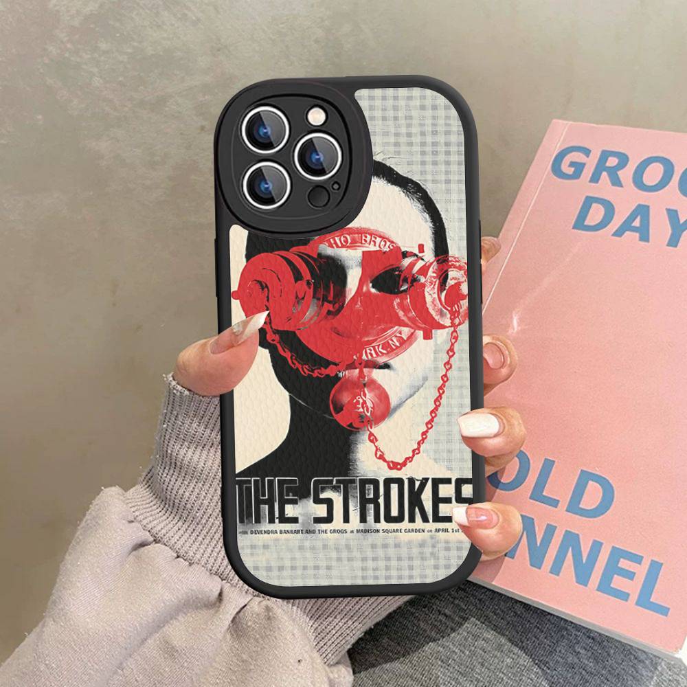 Classic Famous Rock Band The S-strokes Phone Case Hard Leather For IPhone 16 15 14 13 12 Mini 11 14 Pro Max Xs X Xr Plus Fundas
