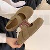 Soft leather version~ inner height-increasing Boken shoes women's platform Mary Jane single shoes women's 2025 spring new soft-soled Boken shoes