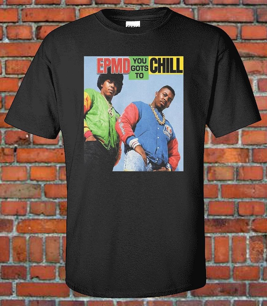 Retro NYC Hip Hop Graphic Tee Vintage Style Urban Streetwear TShirt EPMD S