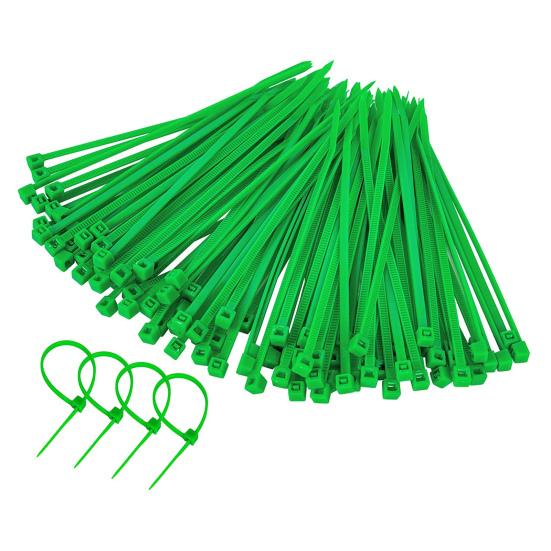 50Pcs Twist Ties Adjustable Self-locking Plastic Garden Flower Wires Set for Plants