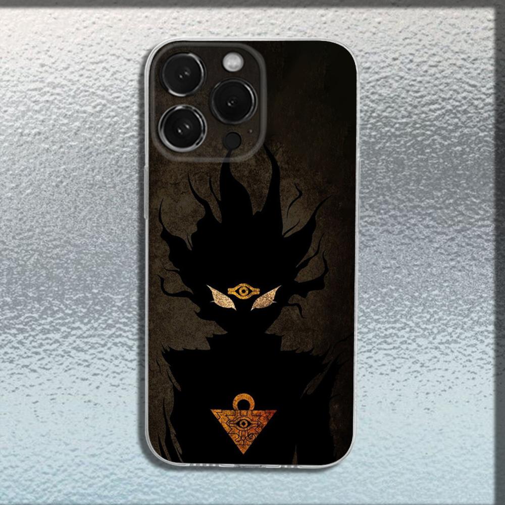 Game Yu-Gi-Oh Card Phone Case For iPhone 16,15,14,13,12,11 Plus,Pro,Max,XR,XS,X,Plus,SE,Mini Transparent Soft Cover