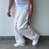Printed Sweatpants Unisex Loose Wide Leg Trousers Casual Pants