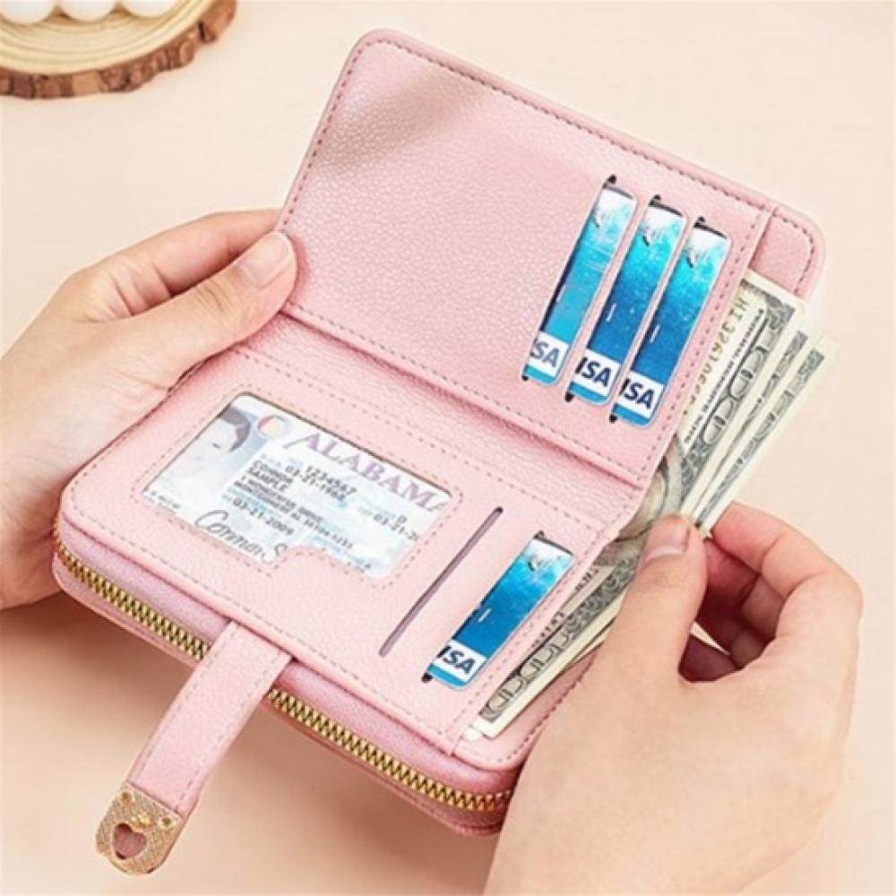 New ArrivalS Open Run Women S Mini Wallet claSSic Zipper Metal Buckle Square
