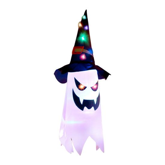 Yousheng Halloween Light Up Hanging Ghost Decoration Spooky LED Ghost Light for Indoor Front Porch Yard Bedroom Decor