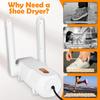 2025 New Electric Sneakertizer Glove Dryer with Intelligent Timer, Foldable Design & Quick Drying Electric Shoe Dryer