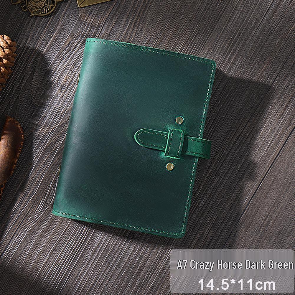 A5/A6 Vintage Cowhide Zippered Planner and Notebook Binder