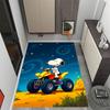 Snoopy's Nighttime Ride Carpet Design for Hallway Study Room Foyer Outdoor Anti-slip Rug Decorate Offices Perfect Gift for Friends & Family