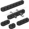 WV Silicone USB Cable Organizer Cable Winder Desktop Tidy Management Clips Cable Holder for Mouse Headphone Wire Organizer