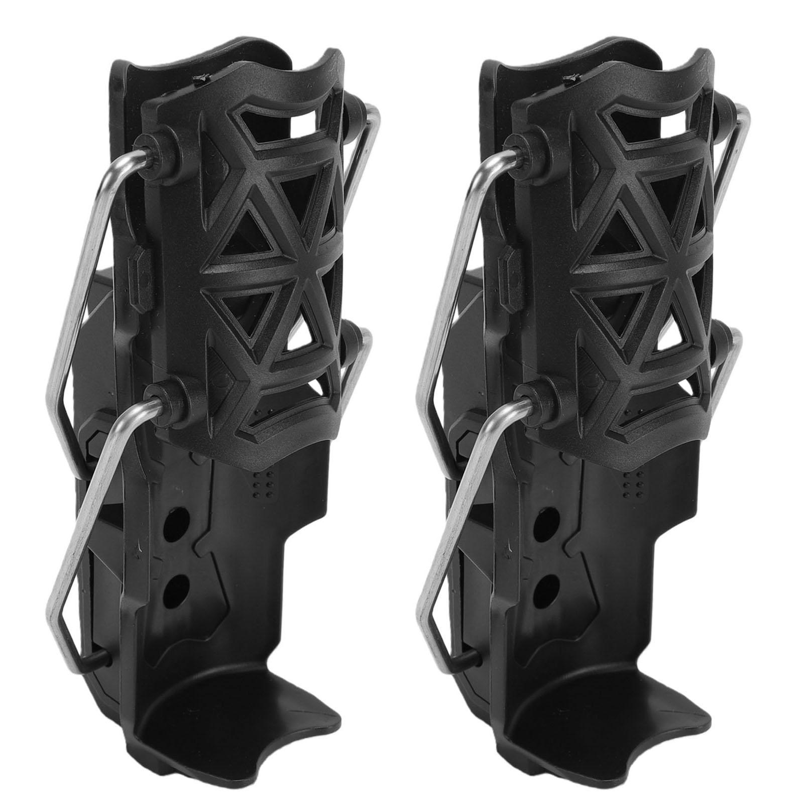 

2PCS Bike Water Bottle Holder Automatic Clamping Adaptive Cycling Bottle Holder Rack for Motorcycle Electric Bike Black