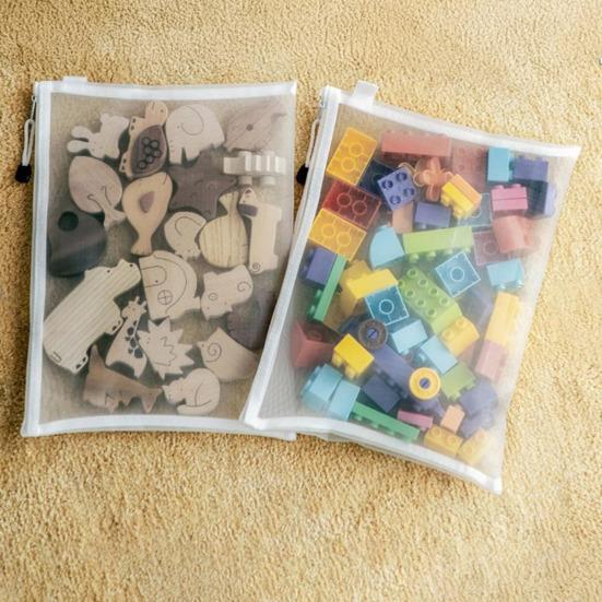 10 Mesh Board Zipper Pouch A4 Pcs Game Puzzle Portable Transparent