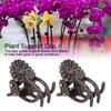 200Pcs Flower Shaped Plant Clip Orchid Stems Fixing Support Clips Garden Tool Accessories